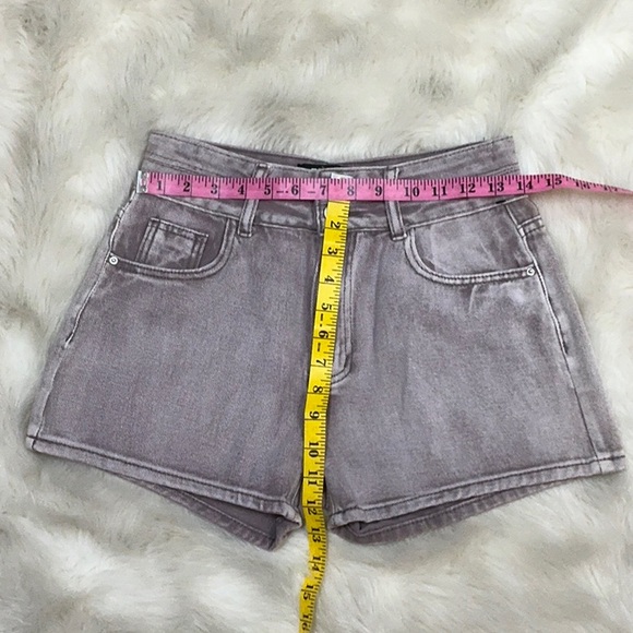 NWT Blue B Collection Brand mauve Shorts denim feel fit XS S M run small - Picture 7 of 7